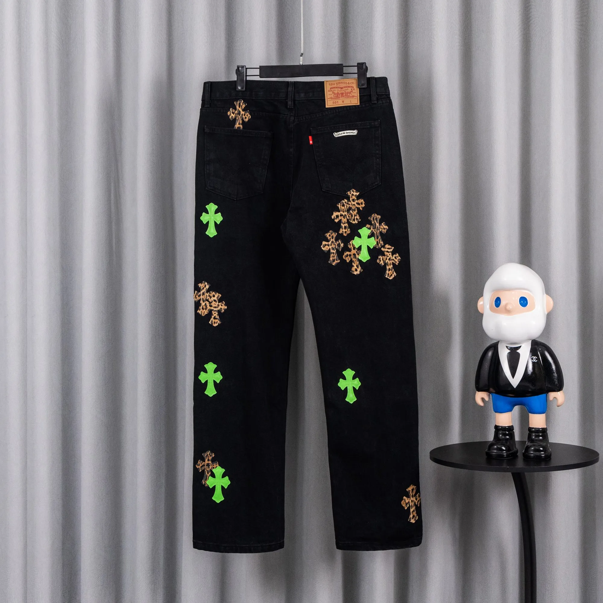 （ ） 155 vintage levis remake remake remake remake #CHROME HEARTS Same Style